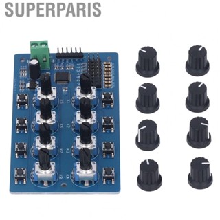 Superparis Servo Controller 8 Way Accurate Knob Control Onboard STM32 Steering Gear with  Indicator Fot FUTABA