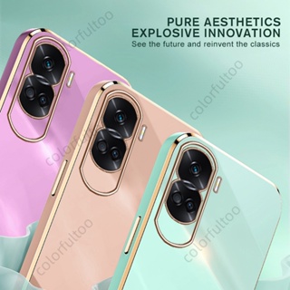 For Huawei Honor 90 70 Pro Lite 90Lite 90Pro 70Pro+ Honor70 Honor90 5G Luxury 6D Plating Soft TPU Silicone Phone Case Shockproof Lens Protect Back Cover Couple Casing For Honor 70