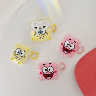 เคสหูฟัง ลายการ์ตูน SpongeBob Patrick น่ารัก สําหรับ AirPods 1 2 3 Pro Generation