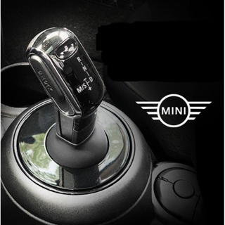 Suitable for MINI COOPER gear shift handle dust cover interior control gear lever dedicated bright black protective case