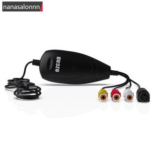 Nanasn| Ezcap172 ตัวแปลงวิดีโออนาล็อก USB จาก VHS 8 มม. Ezcap 172 C4Z5