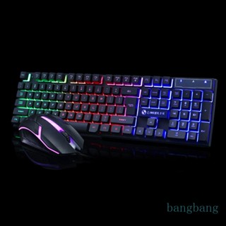 Bang อุปกรณ์เสริมคีย์บอร์ด เมาส์เกมมิ่ง GTX300 RGB แบบเปลี่ยน