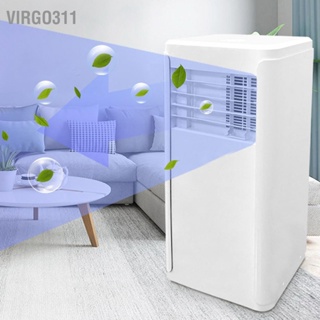  Virgo311 เครื่องปรับอากาศแบบพกพาทำความเย็นเร็วปรับความเร็วลมได้เครื่องปรับอากาศขนาดเล็กพร้อมรีโมทคอนโทรลสำหรับห้องนอนในบ้าน