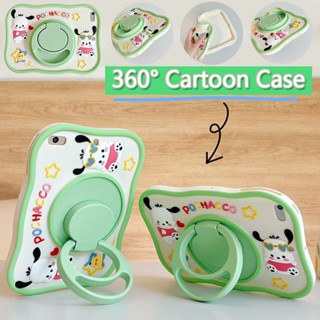 360°ขายึดหมุนได้ สําหรับ Huawei Matepad SE 10.4 นิ้ว 2022 T10S T10 11 2021 2023 เปลือก 3D Cute Cartoon Snoopy Soft TPU Case ชุดการ์ตูน เคสซิลิโคน ด้วยเชือกแขวน