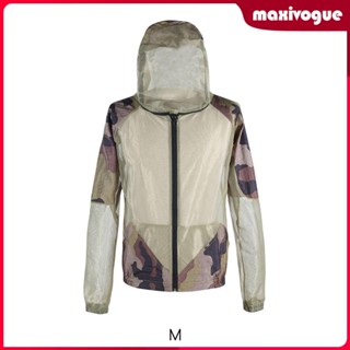 [Maxivogue] เสื้อแจ็กเก็ต ผ้าตาข่าย น้ําหนักเบา สําหรับตั้งแคมป์ ผจญภัย เดินป่า ฤดูร้อน