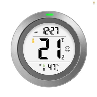 Pt19dw เครื่องตรวจจับอุณหภูมิอิเล็กทรอนิกส์อัจฉริยะ WiFi นาฬิกากราฟฟิติ