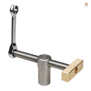บล็อกจับชิ้นงานไม้ ทองเหลือง พร้อมประแจวงล้อ สเตนเลส 8 มม. สําหรับโต๊ะ 20 มม. DIY