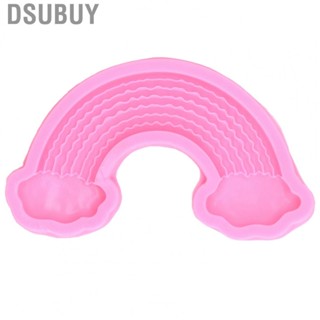 Dsubuy Silicone Mould Multipurpose Flexible Chocolate Large Rainbow Cloud for Home