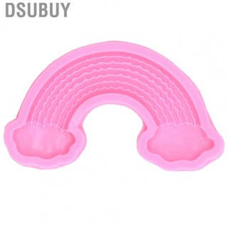 Dsubuy Silicone Mould Multipurpose Flexible Chocolate Large Rainbow Cloud for Home