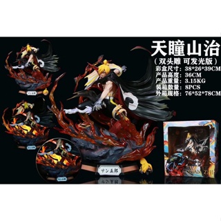 [Quick delivery in stock] pirate GK combat uniform Shanzhi double-headed glowing version combat scene statue hand-made