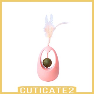 [Cuticate2] Interactive Cat Toys with Catnip Cat Teasing Toy Portable Pet Toys Kitten Play