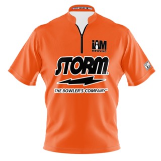 Storm DS เสื้อโปโล แขนสั้น พิมพ์ลายโบว์ลิ่ง 1603-ST 3D