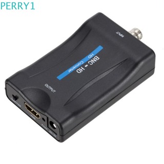 Perry BNC เป็น HDMI-compatible Converter, HDMI-compatible BNC เป็น HDMI, Plug and Play BNC อะแดปเตอร์แปลงวิดีโอ HDMI เป็น BNC สําหรับ DVD / Set-top Box / HD Player / Game Console / Camera / TV