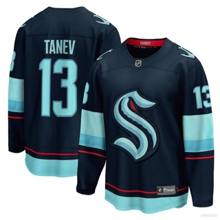 Yp2 NHL เสื้อยืดแขนยาว พิมพ์ลาย Seattle Kraken Jersey Brandon Tanev พลัสไซซ์ PY2