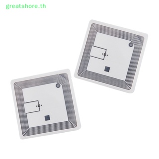 Greatshore แท็กอิเล็กทรอนิกส์ 15693 RFID ความถี่สูง ทรงสี่เหลี่ยม สําหรับห้องสมุด 2 ชิ้น