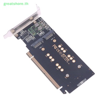 Greatshore การ์ด PCI-E VROC m.2 X16 เป็น 4X NVME PCIE3.0 GEN3 X16 เป็น 4*NVME RAID 1 ชิ้น