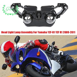 ชุดประกอบไฟหน้ารถจักรยานยนต์ สําหรับ Yamaha YZF-R1 YZF R1 2009 2010 2011