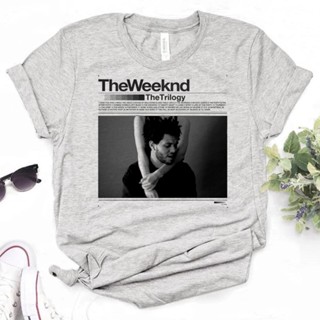 เสื้อยืด พิมพ์ลาย the Weeknd top สไตล์สตรีท เหมาะกับฤดูร้อน สําหรับผู้หญิง