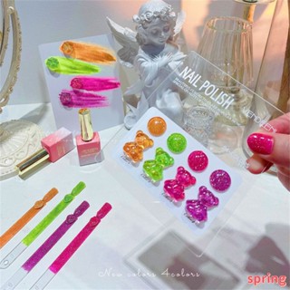 Vendeeni เจลทาเล็บเจล กลิตเตอร์ สะท้อนแสง 15 มล. 4 สี ต่อชิ้น