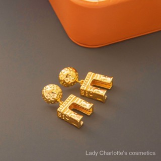 [0714]QDZTE-EH New French Retro Earrings Three-Dimensional Arc De Triomphe Earrings S925 Earrings Niche High-Grade Earrings Earrings for Women Influence  INS style  Niche  Accessib