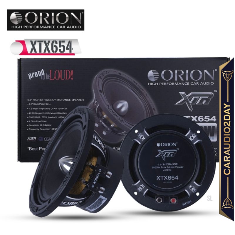 ⭐เสียงดีมาก⭐ลำโพง​ 6.5 นิ้วแบรนด์​ดังORIONรุ่นXTX654ของแท้100%(ราคาต่อคู่ได้2ดอก)​