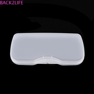 Back2life เคสแว่นตากันแดด เนื้อแมตต์ แบบพกพา สีขาวใส อุปกรณ์เสริม