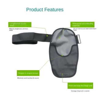 CHORDZY Ostomy เข็มขัดสนับสนุน,ทําความสะอาดง่ายยืดหยุ่น Ostomy กระเป๋า,อุปกรณ์กันน้ํา Coostomy กระเป๋าผู้ชาย