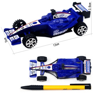 โมเดลรถแข่งจําลอง F1 ของเล่นเสริมการเรียนรู้ สําหรับเด็ก สุ่มสี