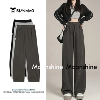 Moon  กางเกงขายาว คาร์โก้ กางเกง เชือกอเมริกันคลาสิค Cargo pants 2023 NEW Jl1502 Unique Beautiful Comfortable คุณภาพสูง A23L0LA 36Z230909