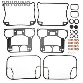 Soyoung 17030‑91 Rocker Box Gasket Kit Replacement Rubber Cover Strong Sealing for Motorbike