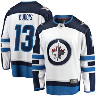 Yp2 NHL เสื้อกีฬาแขนยาว ลาย Winnipeg Jets Away Jersey Dubois สีขาว พลัสไซซ์ PY2