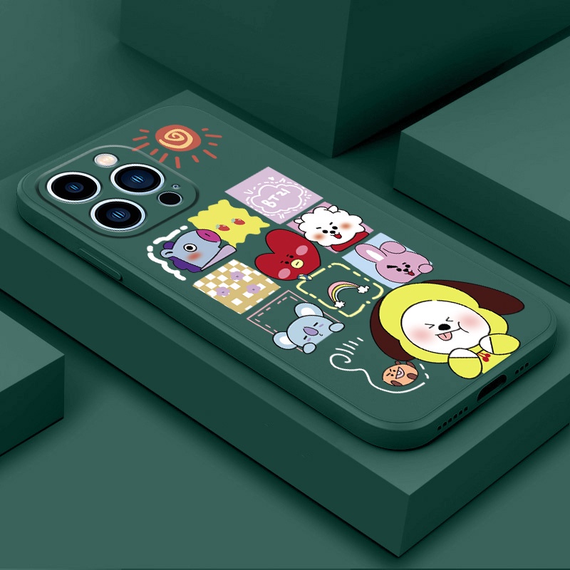 เคส OPPO A58 4G F11 Pro F5 F7 F9 F1S R15 PRO FIND X3 PRO MF009A BTS ซิลิโคนตกทนปกอ่อนเคสโทรศัพท์