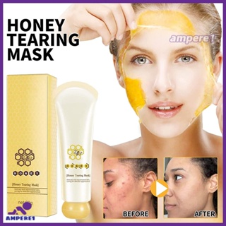 Babbosow Honey Tearing Mask กระชับรูขุมขน Brightening Blackhead Remove Mask Hydrating -AME1