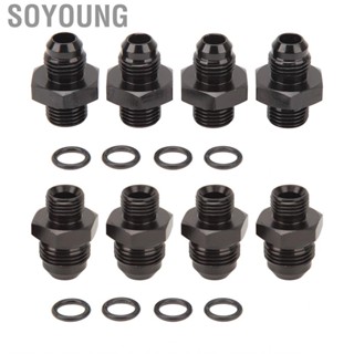 Soyoung O Ring Boss Male Adapter  Rustproof ORB Fitting High Strength for Fuel Pressure Regulator