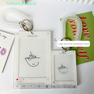 Trillioncatalpa กรอบรูป พร้อมสายคล้อง และพวงกุญแจ สําหรับตกแต่งบ้าน