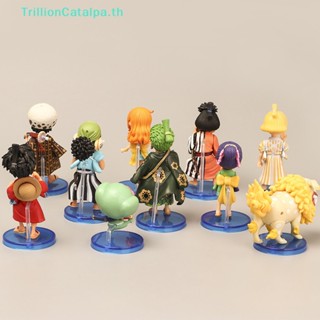 Trillioncatalpa ตุ๊กตาฟิกเกอร์อนิเมะ Luffy Sanji Boa Hancock Ace Roronoa ขนาดเล็ก 1 ชิ้น