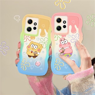 เคสโทรศัพท์มือถือ TPU ลายสพันจ์บ็อบน่ารัก สําหรับ Redmi Note 12 Redmi A1 A2 10C 10A 9C 9T Note 11S 10 5G 10S 9S 8 Pro Xiaomi Poco M5S M3 X3 Pro NFC