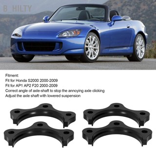 B_HILTY ชุด Spacers เพลาสีดำ 6061 T6 อลูมิเนียมอัลลอยด์เหมาะสำหรับ Honda S2000/AP1/AP2/F20 2000-2009