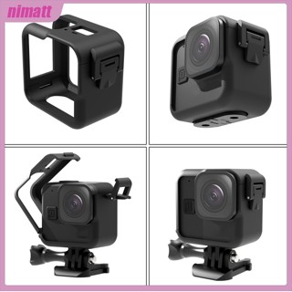 Ni เคสกรอบป้องกันกล้อง อุปกรณ์เสริม สําหรับ Gopro Hero 11 สีดํา