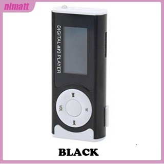 Ni เครื่องเล่นเพลง MP3 หน้าจอ Lcd แบบชาร์จไฟได้ พร้อมหูฟัง ไฟ Led รองรับการ์ด Micro Tf Sd ภายนอก