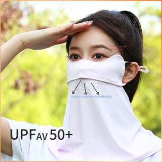 Summer Breathable Outdoor Ear-hanging Sunscreen Mask Uv-protection Stereo Sunscreen Mask -FE