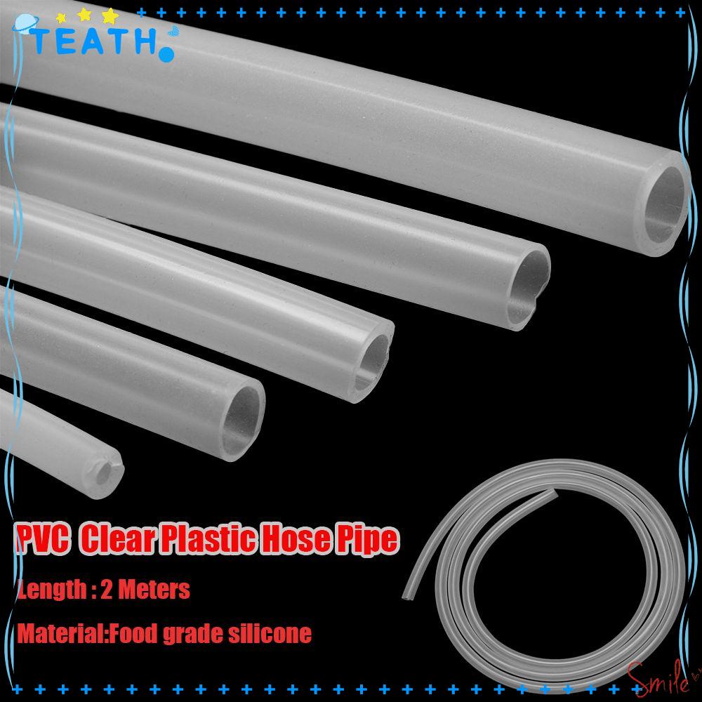 Teath ท่อซิลิโคน PVC ใส เกรดอาหาร ทนอุณหภูมิ 2 เมตร สําหรับตู้ปลา DIY