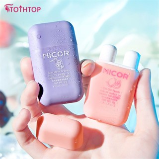 1pcs Nicor Nasal Passage โรงงานดูดจมูกของแท้น้ำมันหอมระเหยเครื่องดื่มอโรมาเธอราพี Sobering Stick [TOP]