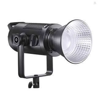 Funygame Godox โคมไฟ LED 200W หรี่แสงได้ 2800-6500K พร้อมเมาท์สะท้อนแสง สําหรับถ่ายภาพสตูดิโอ