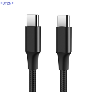 Utzn&gt; El สายชาร์จ USB Type C เป็น USB C ชาร์จเร็ว สําหรับ Android PD 60W