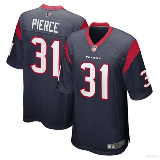 ใหม่ NFL Houston Texans เสื้อกีฬาแขนสั้น ลายทีมฟุตบอล Dameon Pierce พลัสไซซ์