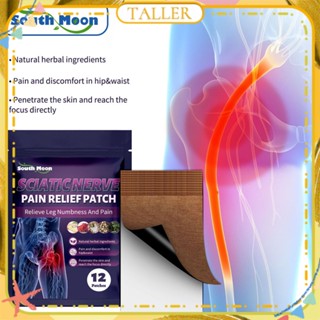 ✧Ready Stcok South Moon 12 ชิ้น Sciatic Nerve Pain Relief Patch Repair Hip Sischium Lumbar Disc Shoulder Periarthritis Discomfort Redness Sticker Body Care TALLER