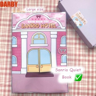 Darby หนังสือสติกเกอร์ ลายการ์ตูนอนิเมะ Kuromi Quiet Book Kuromi Cinnamoroll Kuromi ของขวัญวันเกิด