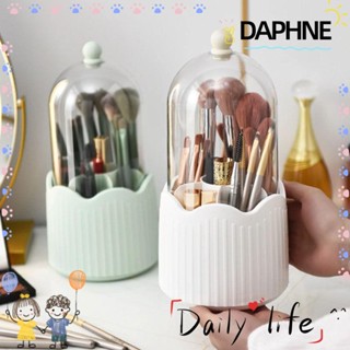 DAPHNE กล่องเก็บแปรงแต่งหน้า พร้อมฝาปิด สีโปร่งใส