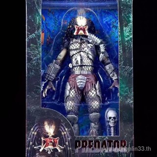 Neca Predator vs โมเดลนักล่าเอเลี่ยน ปากเปิด ขยับได้ ขนาด 23 ซม. สําหรับผู้สูงอายุ